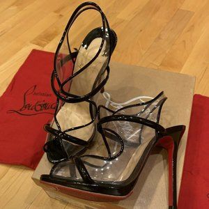 CHRISTIAN LOUBOUTIN Aqua Ronda 120 PVC Sandals